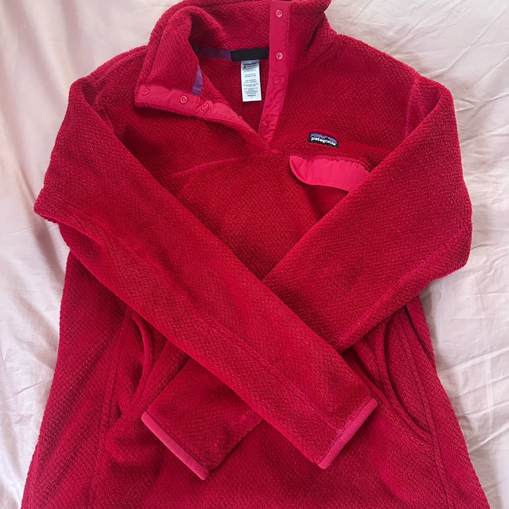 Patagonia Women's Vibrant Red Cowl Sweater